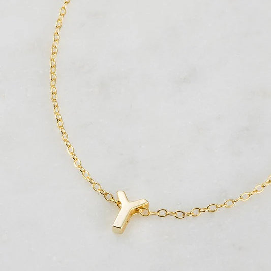 Letter Necklace - Gold