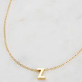 Letter Necklace - Gold