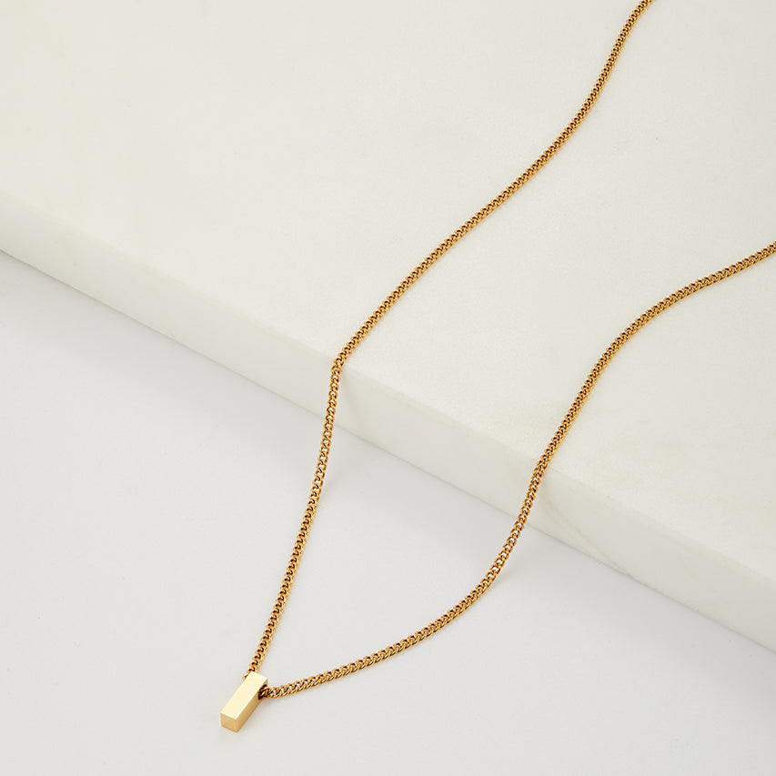 Letter Necklace - Gold