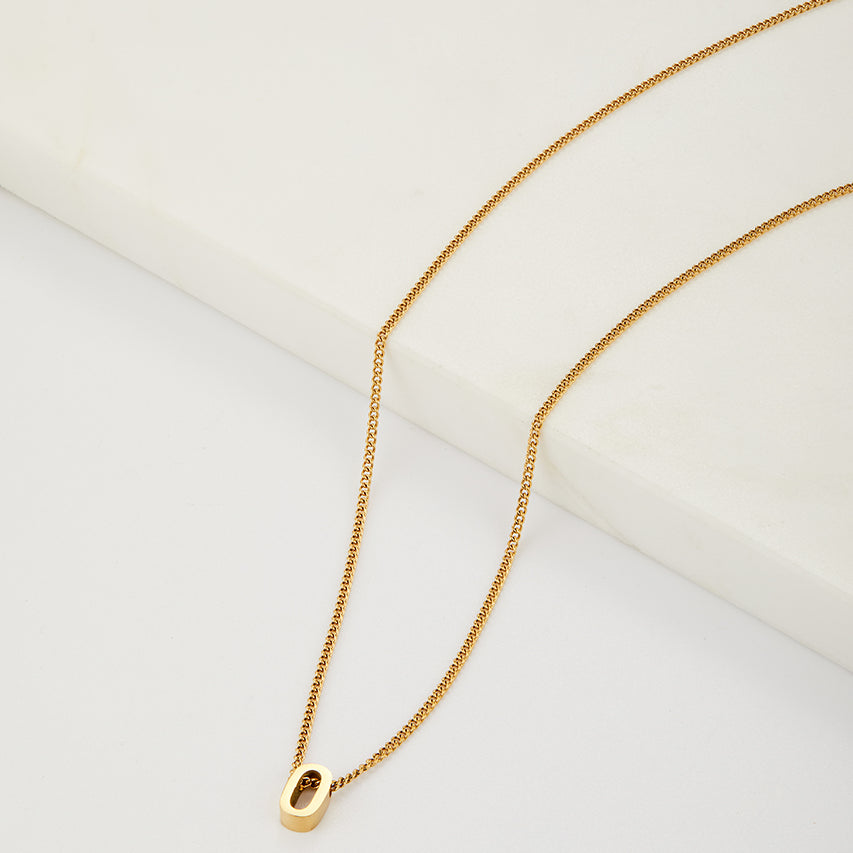 Letter Necklace - Gold