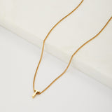 Letter Necklace - Gold
