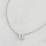 Letter Necklace - Silver