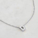 Letter Necklace - Silver