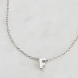 Letter Necklace - Silver