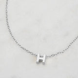 Letter Necklace - Silver