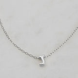 Letter Necklace - Silver