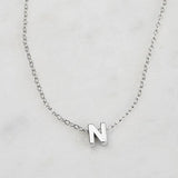 Letter Necklace - Silver