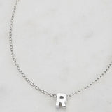 Letter Necklace - Silver