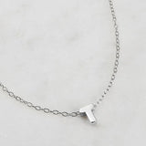 Letter Necklace - Silver