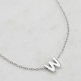 Letter Necklace - Silver