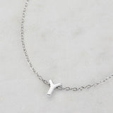 Letter Necklace - Silver