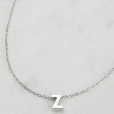 Letter Necklace - Silver