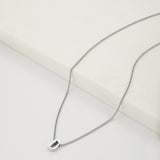 Letter Necklace - Silver