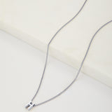 Letter Necklace - Silver