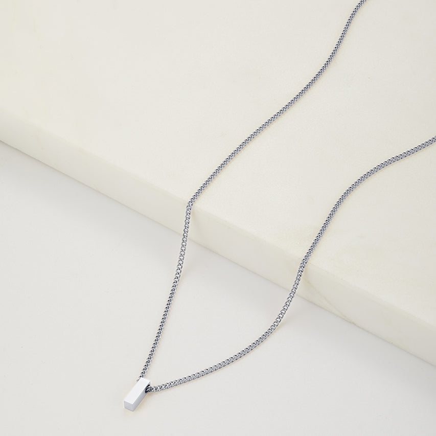 Letter Necklace - Silver