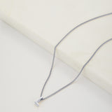 Letter Necklace - Silver