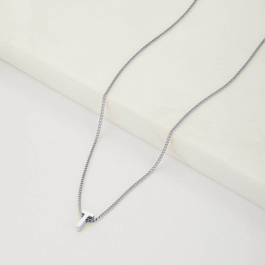 Letter Necklace - Silver