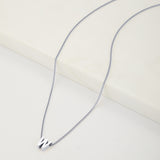 Letter Necklace - Silver