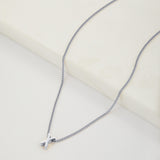 Letter Necklace - Silver