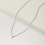 Letter Necklace - Silver
