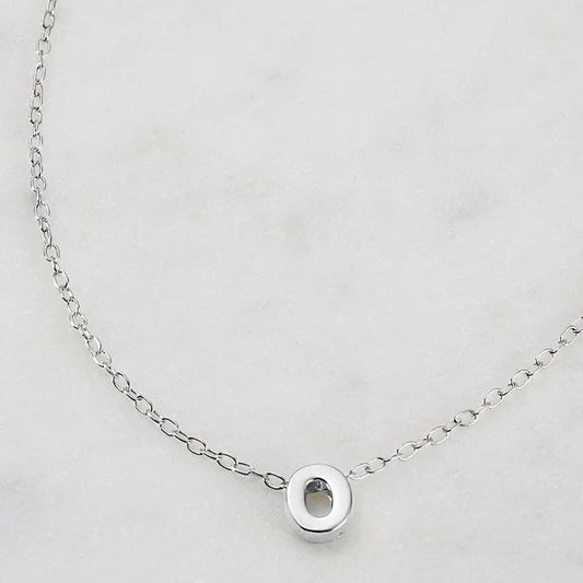 Letter Necklace - Silver