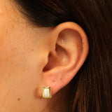 Sierra Stud Earrings - Pearl