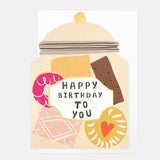 Happy Birthday To You Biscuit Jar - Card
