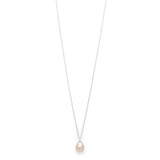 Eila Pi Necklace - Gold Plated - White