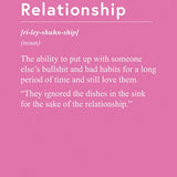 Relationship Card