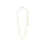 Maja Crystal Multi Drops Necklace - Gold Plated
