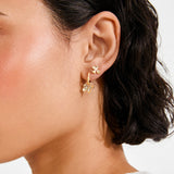 Ajani Earrings 2 In 1 Set Gold - Plated