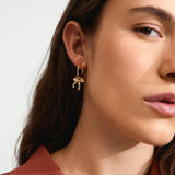 Cassian Recycled Hoop Earrings - Gold Plated