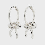 Cassian Recycled Hoop Earrings - Silver Plated