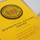 Patch Card / Wonderfull Bastard