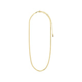 Joanna Flat Snake Necklace - Gold Plated