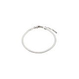Joanna Flat Snake Bracelet Silver - Plated