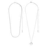 Declan Recycled Necklace - Silver Plated