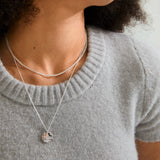 Declan Recycled Necklace - Silver Plated