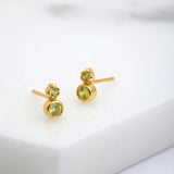 Marnie Stud Earrings - Green