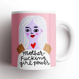 Motherfucking Girl Power Grumpy Angel Mug