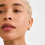 Jennings Hoop Earrings - Silver Plated