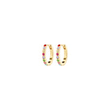 Kleopratra Hoop Earrings Gold - Plated