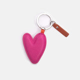 Fuchsia Pink Heart - Keyring