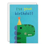 Dinosaur It's Your Birthday - Mini card