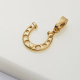 Horseshoe Charm - Gold