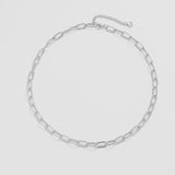 Ruby Necklace - Silver