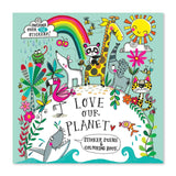 Love Our Planet Colouring & Sticker Scene Book