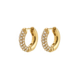 Tatum Recycled Crystal Earrings - Gold Plated