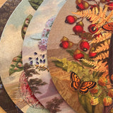 Oval Placemat - Set Of 4 - Vintage Birds