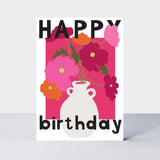 Pink Poppies - Birthday Card